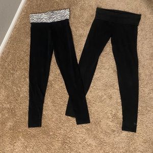 2 pairs of XS Victoria’s Secret Pink leggings